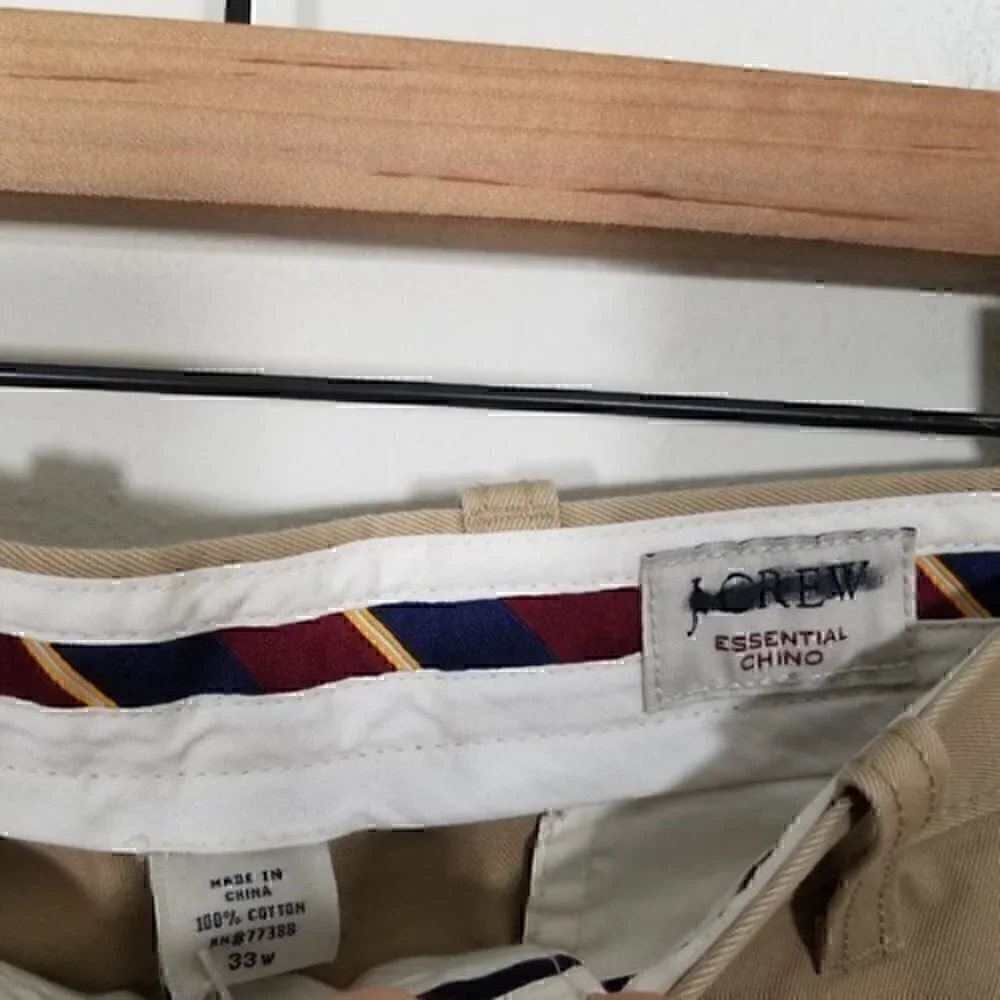 NWT J. Crew Essential Chino Pants Size 33